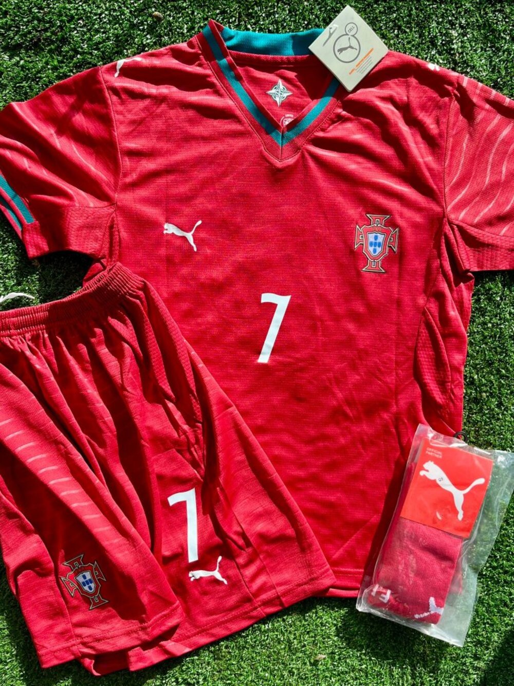 Kids Portugal Ronaldo 7 World Cup Jersey - New With Tags